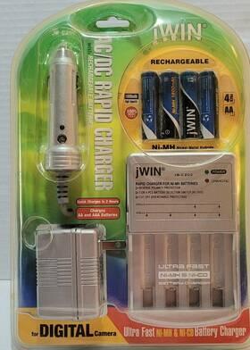 Jb-c202 Jwin 639247842021 Ac/dc Rapid Charger Model Brand New In Factory Sealed Package