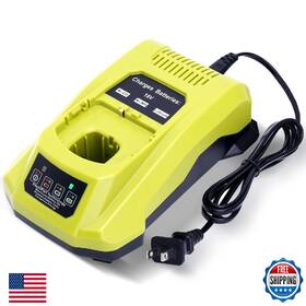 B0dwn2wdsf Kekepowtobat Compatible With Ryobi 18v Battery Charger P117 Rapid Compa