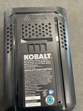 Pd2089930 Kobalt Tools Kb440-03 4ah 40v Battery