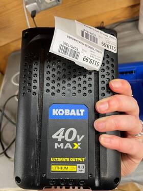 Ecp017390 Kobalt Tools Kb640-03 Tesed Works-kobalt Battery And Charger