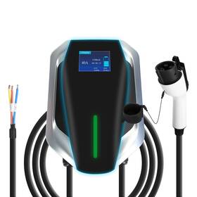 Kocaso 717971907862 Level 2 Electric Vehicle Charger Ev Wall Car Charging Station With Swipecards