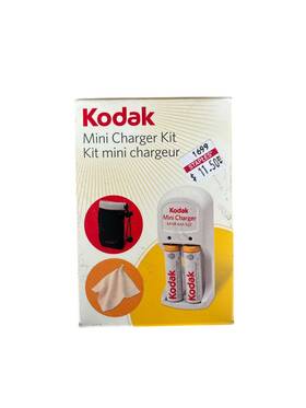 4f922 Kodak Mini Charging Kit Ch10 Charger And 2 Aa Rechargeable Batteries Pouch Cloth