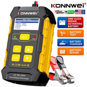 Kw510 Konnwei Automotive 12v Battery Charger Car Tester Charging Crangking Repair Too