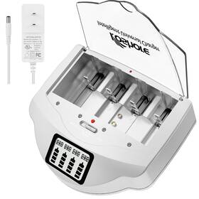 Koshore 770651334600 Alkaline Battery Charger Balance Discharger Compatible For Aa Aaa