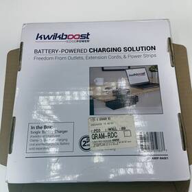 Kwikboost 847210059806 Edgepower Battery-powered Charging Solution Single Battery Charger