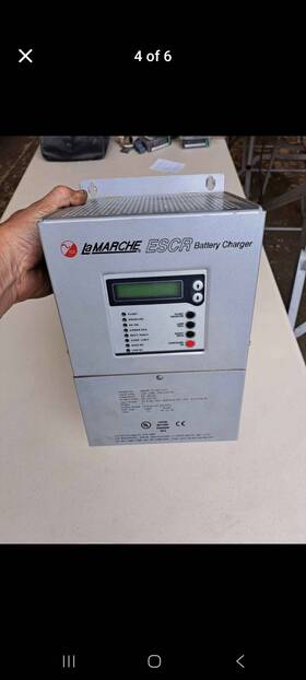 Escr-10-24v-av1 La Marche Escr Battery Charger 24v 10a Lead Nickel Industrial