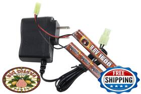 B0c9dq7f51 Lancer Tactical Airsoft Rc Charger And 9.6v Nimh 1600mah Butterfly Battery