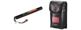 Uka-lt11.1v1300s25cd Lancer Tactical 11.1v 1300mah 25c Lipo Battery Deans Connector