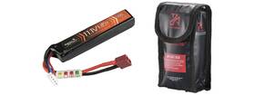 Uka-lt11.1v900s15cdl Lancer Tactical 11.1v 900mah 15c Lipo Battery Deans Connector