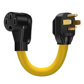 Adp-1430p-1450r Lazmumi Nema 14-30p To 14-50r Ev Charger Adapter Cord Compatible With 125v/250v 4