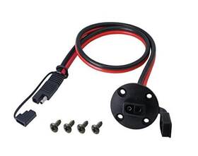 Lemeng 682559614596 60cm 10 Awg Sae To 2 Pin Quick Disconnect With Cap Power Automotive Panel