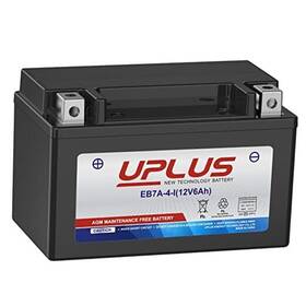 Ytx7a-bs Leoch Battery Eb7a-4-i Uplus Motorcycle Scooter Maintenance Free 12v 6ah