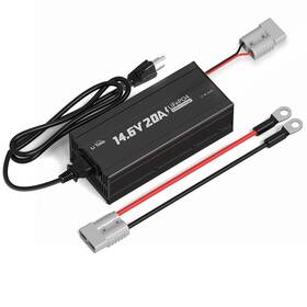 Litime 791755563710 12v 20a Lithium Battery Charger 14.6v Lifepo4 Ac-dc Smart Cha