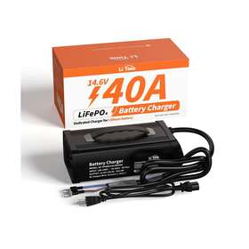 Litime Apt-14.6v40a-charger-black Lithium Battery Charger 14.6v 40a Special For 12v Lifepo4 Wi
