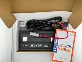 L24v20a-bcha-a Litime 29.2v 20a Ac-dc Smart Charger For 24v Deep Cycle Lithium Lifepo4 Battery