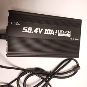 L48v10a-bcha-y Litime 58.4v 10a Lithium Battery Charger For Certain Golf Cart Lifepo4 Batteries