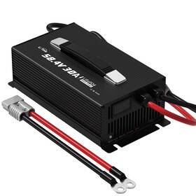 L51.2v30a-bcha-x Litime 51.2v/48v 30a Lifepo4 Lithium Battery Dc Charger Smart 3 Stage Golf