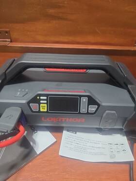 1750a Lokithor Ja400 Car Jump Starter Battery With Air Compressor 12v Charger Emergency Power