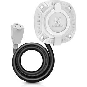 Lukyamzn 313049461436 15amp 125 Volt Ac Port Plug With Integrated Heavy Duty Extension Cord And Water