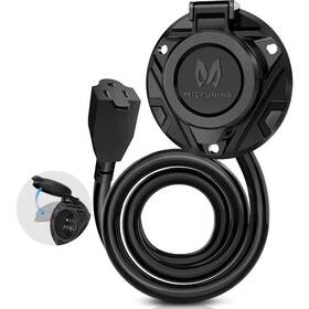 Lukyamzn 711181096194 15a 125-volt Ac Port Plug Socket With Integrated 20 Inch Extension Cord And Water