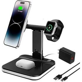 4in1-blk Lumicharge Lumi Charge In Magnetic Charger Stand Black