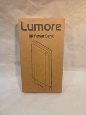5024134 Lumore 9kmah Power Bank And Charger With Cables - Red New