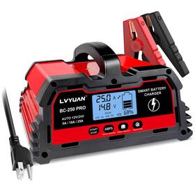 Sb-122 Lvyuan 25amp Smart Car Battery Charger 12v/24v Automotive Lead-acid Batter