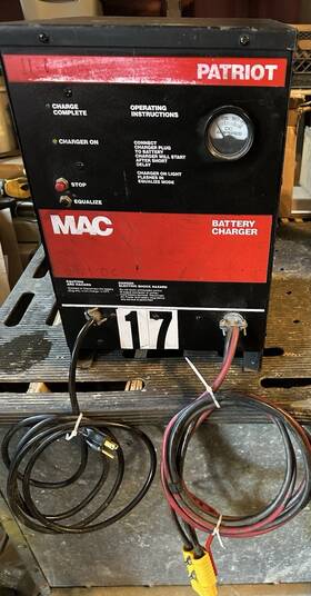 Pac1230 Mac Patriot 12 Cell 24v 180-380 30 Amp Industrial Battery Charger Tested
