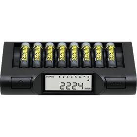 Mh-c980 Maha 802366166297 8-cell Turbo Charger-analyzer With 8 Powerex Pro Aa Nimh Batteries