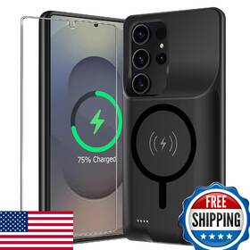 B0dchslc6h Maxbear Battery Case For Galaxy S25 Ultra 12000mah Portable Wireless Charging Protective