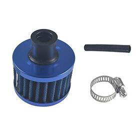 Amjybd10396 Mbgyl Air Filter&rubber Hose For Intake Chamber Blue Universal Car And Motorcycle