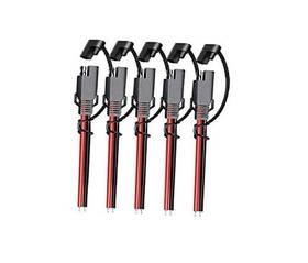 Saeh-05 Meetou 16awg Sae Cables Power Extension Cable 2 Pin Quick Disconnect Dc 5pcs
