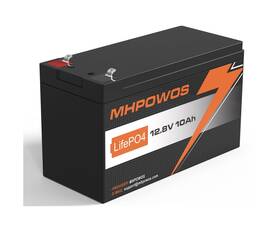 12v10ah Mhpowos 12v 10ah Lifepo4 Battery 3000 Deep Cycles Lithium Batteries Built-i