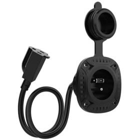 Mic-bb-288c Mictuning Rv 13a 125v Ac Port Plug 16 Inch Integrated Extension Cord Cap For Camper Truck Usa