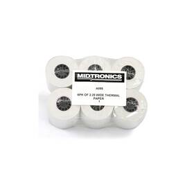 A095 Midtronics 6-pack Thermal Printer Paper