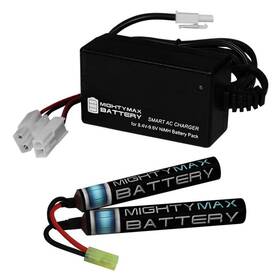 Tr15-rl Mighty Max Battery 313055542556 9.6v 1600mah Nimh Butterfly Airsoft For Charger