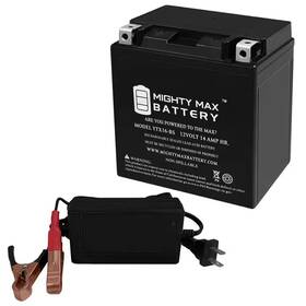 Ltx16-bs Mighty Max Battery 445014742714 Ytx16-bs Replaces Suzuki 12v 4amp Charger