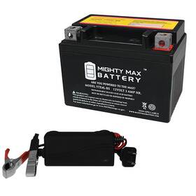 Ytx4l-bs Mighty Max Battery 654599427306 Replaces Yamaha Ttr125e/le Ele. Start 03-24 12v 1a Charger