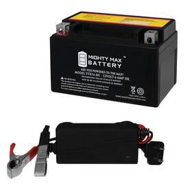 Ytx7a-bs Mighty Max Battery 654599440091 Replaces Kawasaki 230 Klx230 S Se Sm Abs 24 12v 1a Chgr
