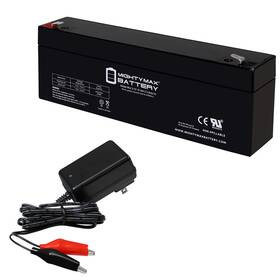Ml2.3-12 Mighty Max Battery 654599617929 - 12 Volt 2.3 Ah F1 Sla Agm Includes 6v Charger