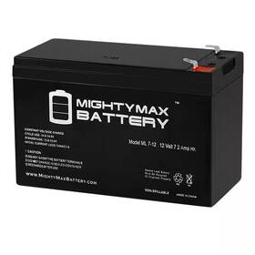 Mighty Max Battery 705353135446 12v 7. 2ah Sla For Garmin Fishfinder 90 Plus Charger
