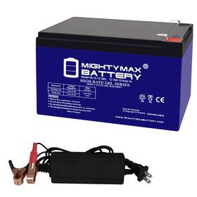 Ml15-12gel12v2a Mighty Max Battery Ml15-12 Gel - 12v 15ah F2 Sla Agm 2amp Charger