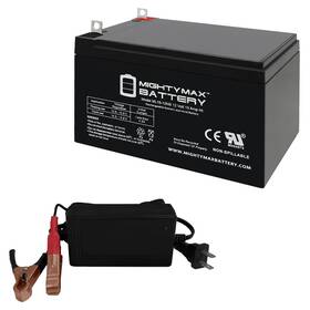 Ml15-12nb12v4a Mighty Max Battery Ml15-12nb - 12v 15ah Nb Terminal Sla Agm 4amp Charger