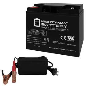 Ml18-12xrp12v4a Mighty Max Battery Ml18-12xrp - 12v 18ah Int Rechargeable Sla Agm 4a Chrgr