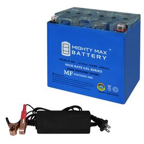Yb16cl-bgel12v2a Mighty Max Battery Yb16cl-b Gel -12v 19ah 250cca Sla Agm 12v 2amp Charger