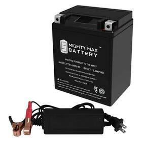 Ytx14ahl12v2a529 Mighty Max Battery Ytx14ahl Replaces Suzuki Ls650 Boulevard S40 86-19 12v 2amp Chrger