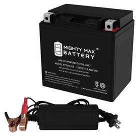 Ytx14l-bs12v2a236 Mighty Max Battery Ytx14l-bs Replaces Brp Sea-doo 900 Spark 24 12v 2amp Charger
