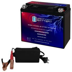 Ytx20hl-bs12v4a Mighty Max Battery Ytx20hl-bs - 12v 20ah Sla High Rate Series 4amp Charger
