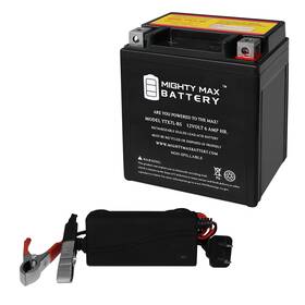 Ytx7l-bs12v1a3196 Mighty Max Battery Ytx7l-bs Replaces Piaggio 150 Primavera Sprint 14-20 12v 1amp Chrgr
