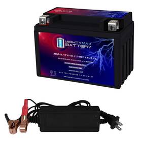 Ytx9-bs12v2a18117 Mighty Max Battery Ytx9-bs Replaces Honda 250 Ch250 Elite 85-90 12v 2amp Charger